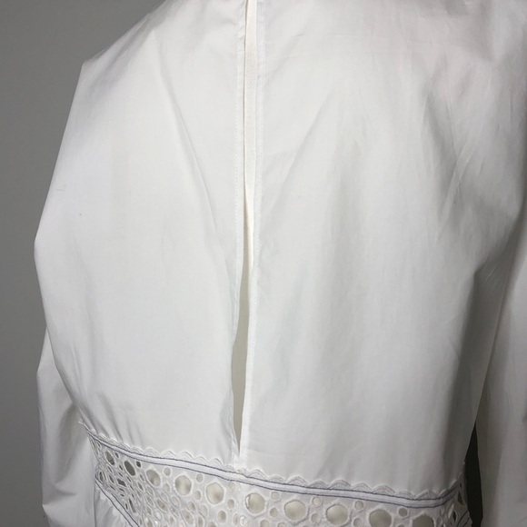 Sandro Cotton Eyelet Chairman Blouse in Ecru - New with Tag - Picture 7 of 12